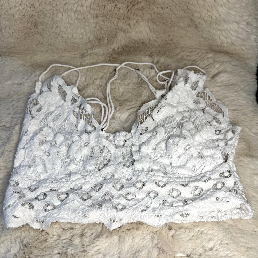 Free people bralette ~white